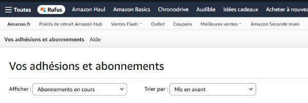 Annuler prelevement AMZ Digital fr